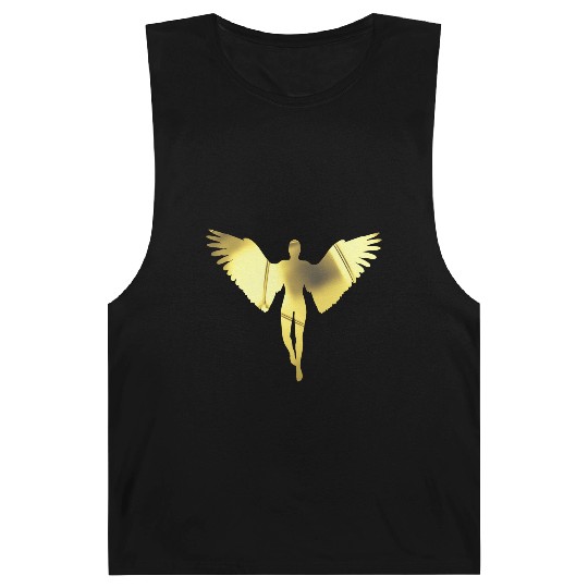 golden angel in a bright golden color Barnard Tanks