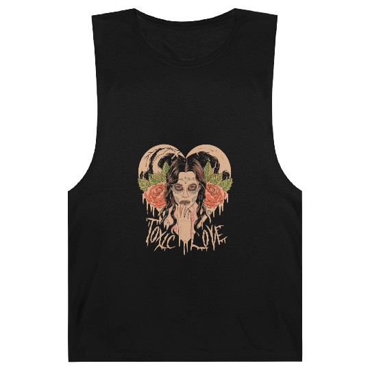 Toxic Love Valentine Couple Gift Barnard Tanks