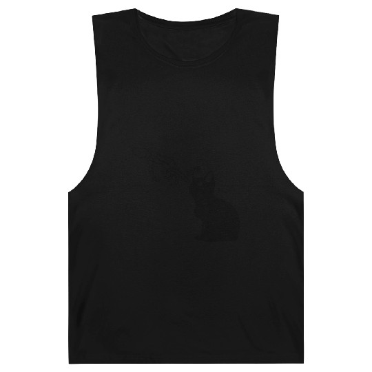 Black Cat Lover Skeleton Hand Boop Barnard Tanks