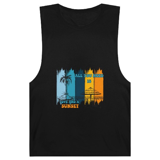 ALL you need love and a sunset Barnard Tanks