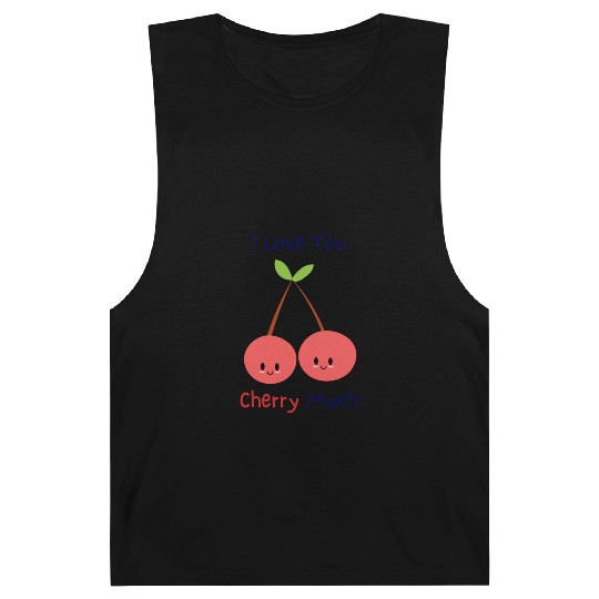 I love you cherry much | funny pun Barnard Tanks