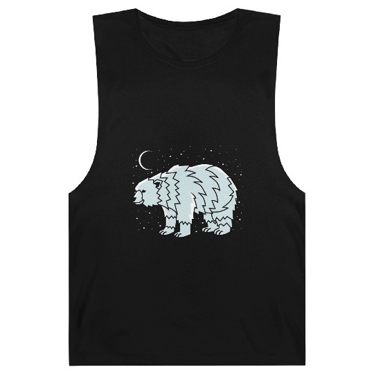 Tribal Polar Bear Indigenous Gift Barnard Tanks