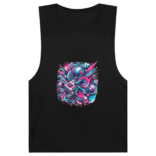 Neon Gamer's Paradise Barnard Tanks