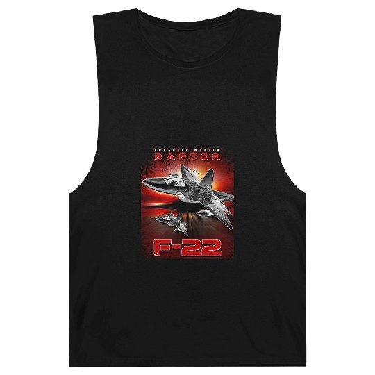 F-22 Raptor Fighterjet Us Air Force Warbird Barnard Tanks