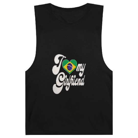 BrazilI Love My Brazilian Girlfriend Barnard Tanks