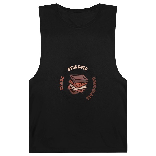 Will Trade Students For Chocolate funny teacher Barnard Tanks