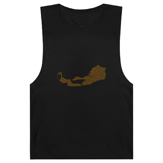 bathing brown bear Barnard Tanks