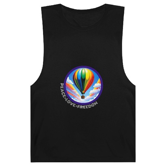 Peace Love Freedom Ballon Barnard Tanks