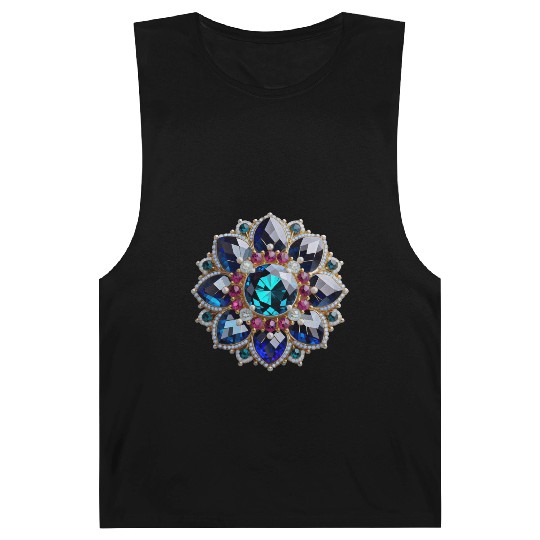 Gorgeous Gemstone Brooch: A Radiant Statement Piec Barnard Tanks