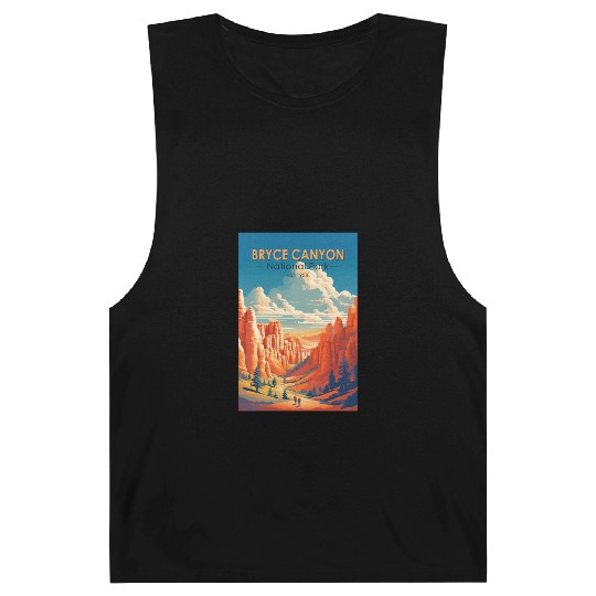 Bryce Canyon National Park Travel Art Vintage Barnard Tanks