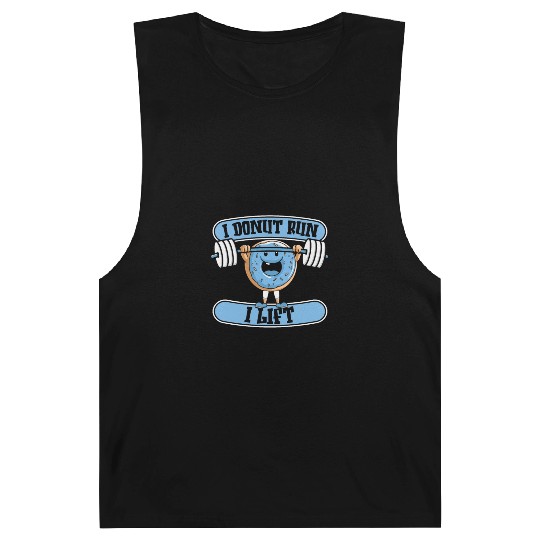 Fitness Donut Funny Donut Gym Barnard Tanks