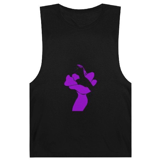 Flower girl purple Barnard Tanks