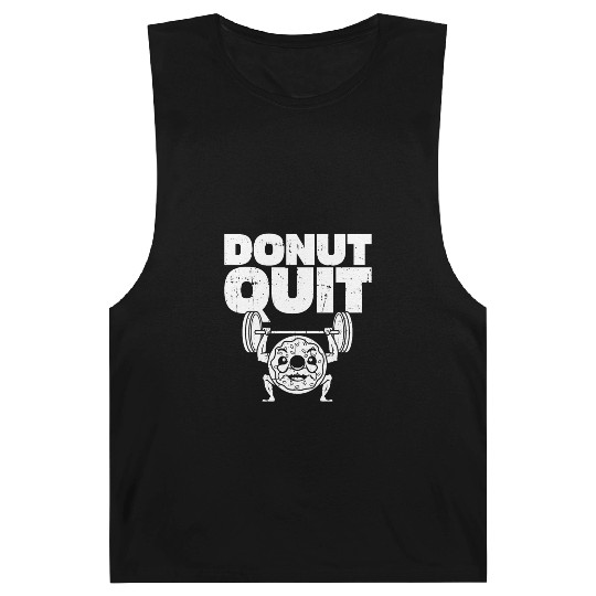 Fitness Donut Funny Donut Gym Barnard Tanks