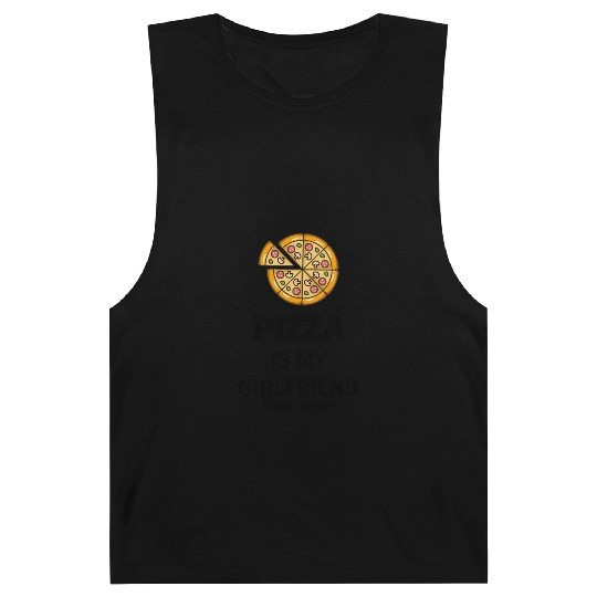 PIZZA is my Boyfriend - Girlfriend True Story Barnard Tanks