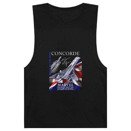 Concorde Retro Vintage British French aircraft Barnard Tanks