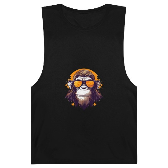 Street Art Monkey Urban Rap Street Monkey Barnard Tanks
