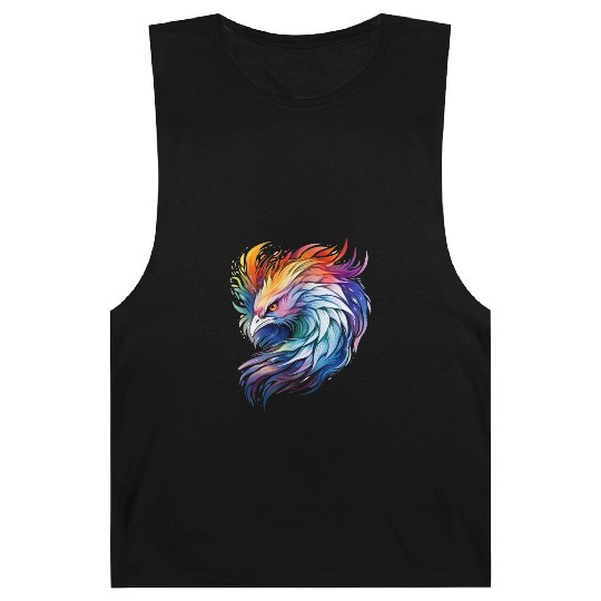 Cool Colorful Watercolor Phoenix Barnard Tanks