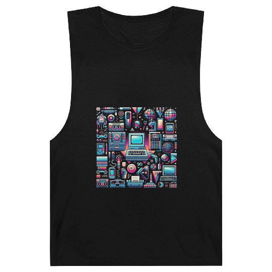 90s Tech & Pop Culture Barnard Tanks