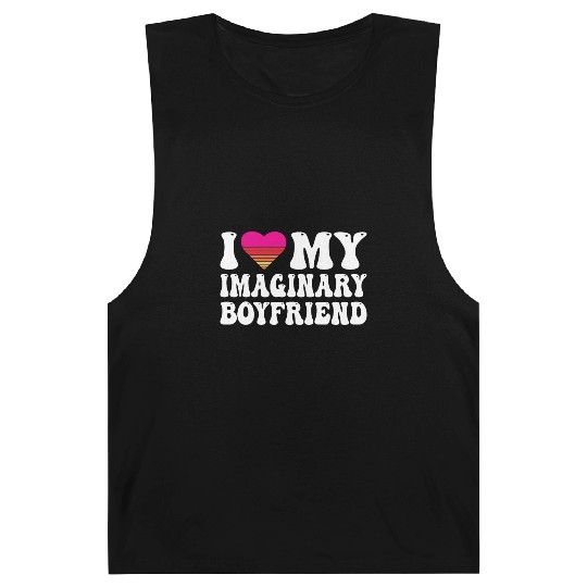 I Heart My Imaginary Bf Boyfriend I Love My Bf Barnard Tanks