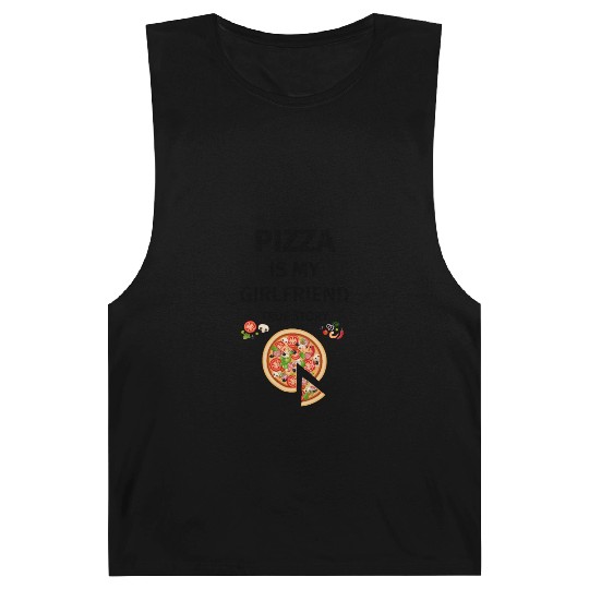 PIZZA is my Boyfriend - Girlfriend True Story Barnard Tanks