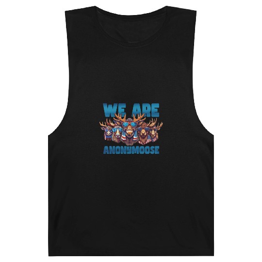 We Are Anonymoose Cool Moose Barnard Tanks