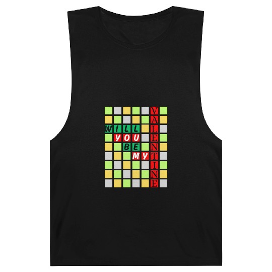 Will You Be My Valentine Barnard Tanks