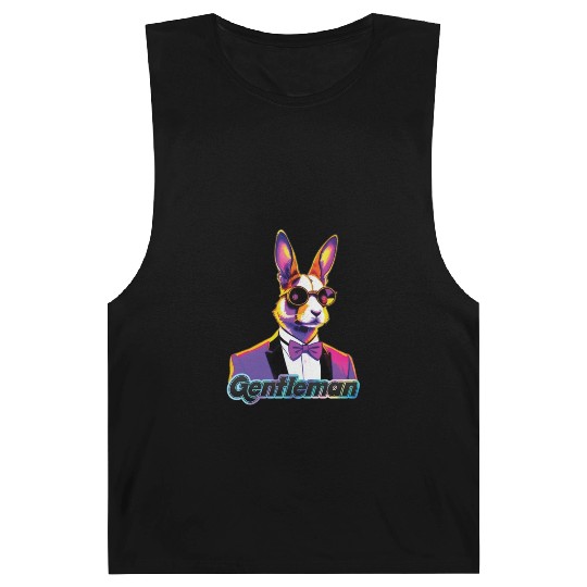 Pop Art Playboy Rabbit Gentleman Cyberpunk Bunny Barnard Tanks