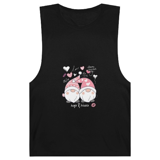 Gnome Sweet Love A Valentine's Day Gift for Lovers Barnard Tanks