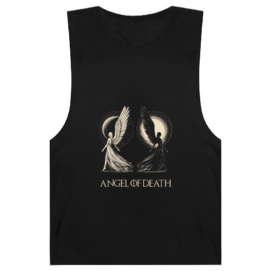 Angel of Death - Sun And Moon Mystical Artwork Barnard Tanks