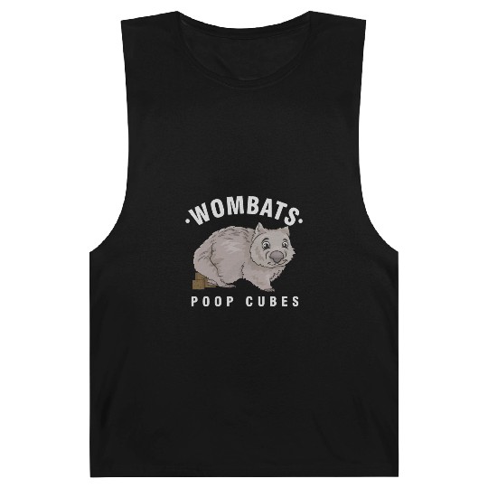 Cute Wombat Lover Wombats Poop Cubes Wombat Owner Barnard Tanks