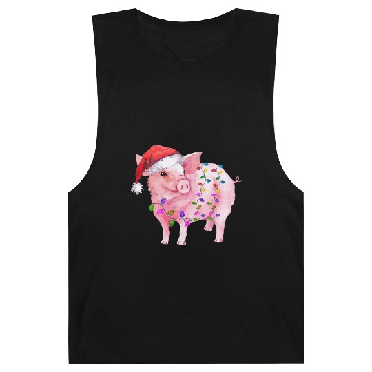 Pig Christmas Light Barnard Tanks