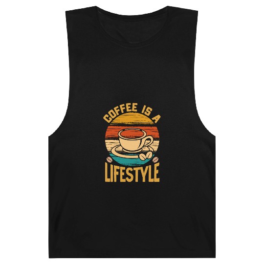 Coffee Is A Lifestyle Barnard Tanks