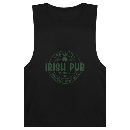 Irish Pub Whisky and Ale, St Patricks Day Barnard Tanks