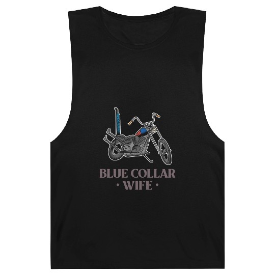 Blue Collar Wife Motorcycle Barnard Tanks