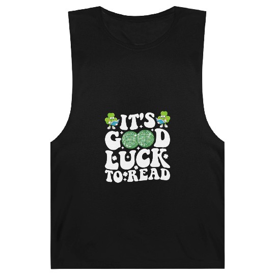 It's Good Luck To Read St Patricks Day Disco Ball Barnard Tanks