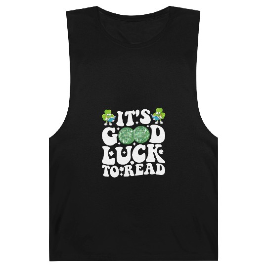 It's Good Luck To Read St Patricks Day Disco Ball Barnard Tanks