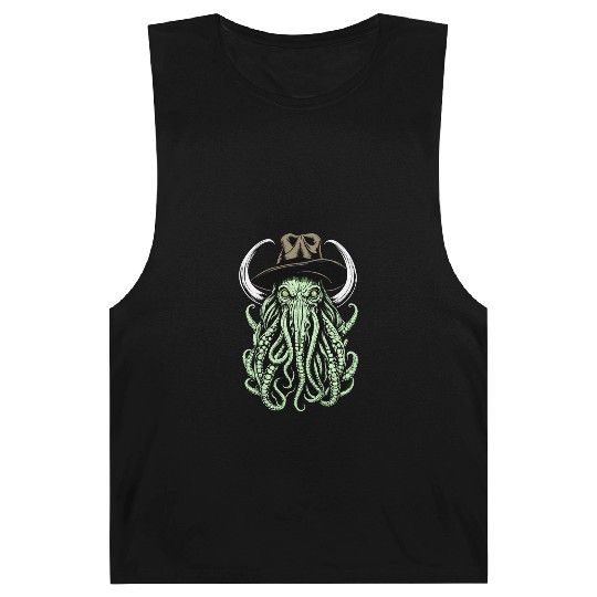 Bizarre Fusion: Cowboy Hatting Cow Cthulhu Barnard Tanks