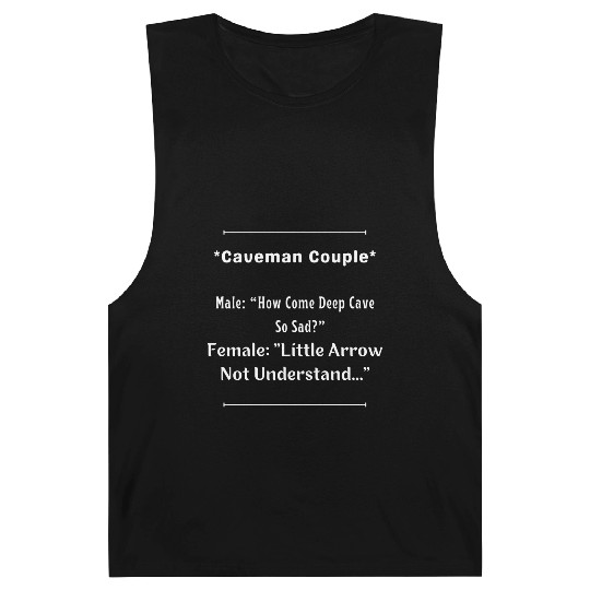 Caveman Couple Barnard Tanks