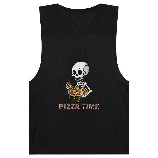 Cheesy Laughs: Pizza Apparel Barnard Tanks