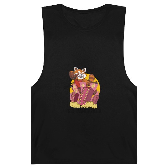 For Red Panda lover . Funny Red Pandazilla Barnard Tanks