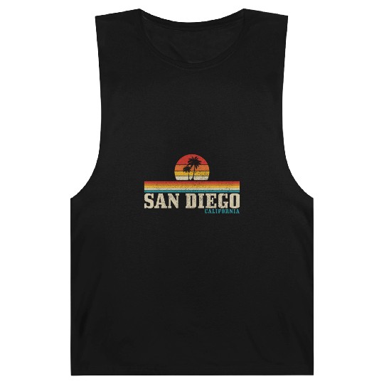 San Diego California Vintage Souvenir Barnard Tanks