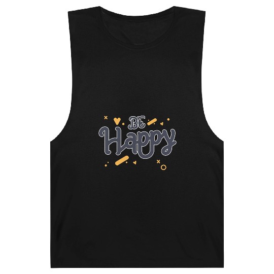 Be Happy positive art Barnard Tanks