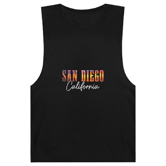 San Diego California Vintage Souvenir Barnard Tanks