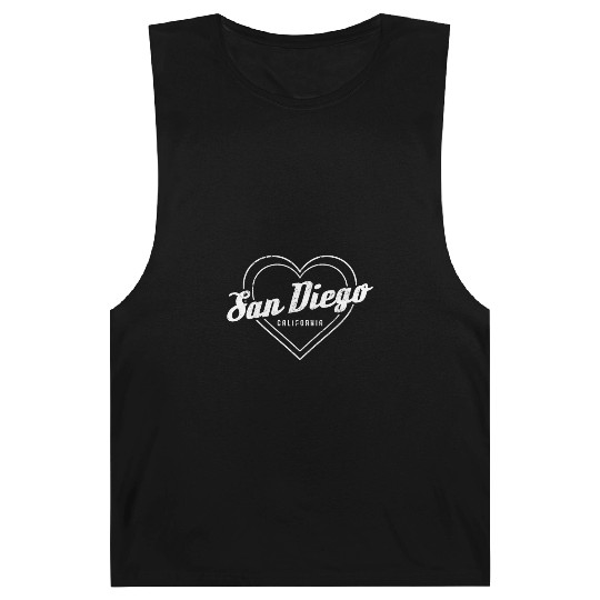San Diego California Vintage Souvenir Barnard Tanks