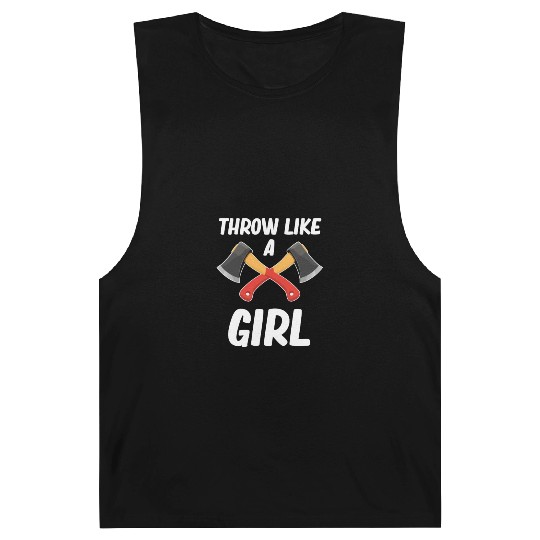 Throw Like A Girl Axe Throwing Chainsaw Bushcraft Barnard Tanks