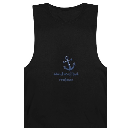 Lucky Anchor Designed by Tavia Linen Barnard Tanks