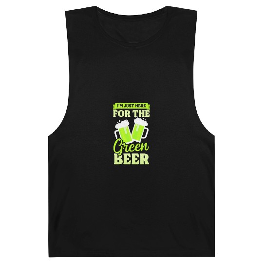 Funny St Patricks Day Here For Green Beer Barnard Tanks