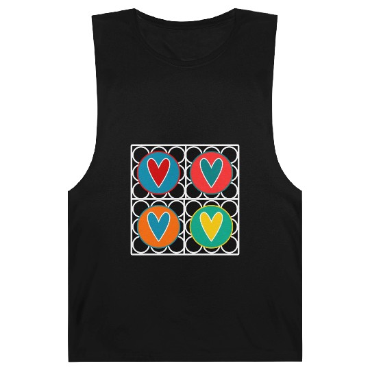 HEART. COUPLE. JUST MARRIED. Bachelorette party. VALENTINE'S DAY. Barnard Tanks