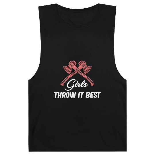 Girls Throw It Best Axe Throwing Chainsaw Barnard Tanks