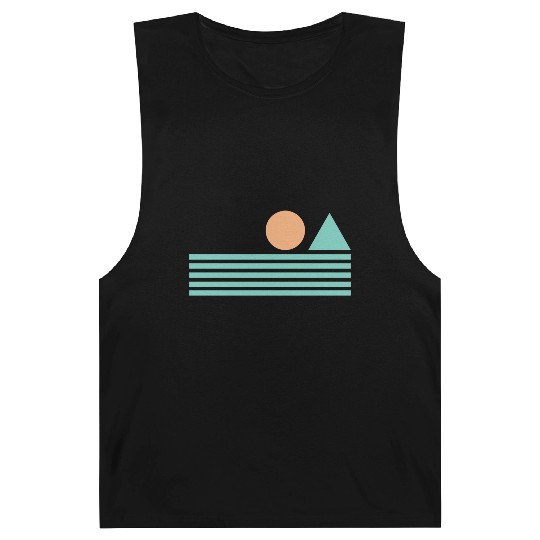 Retro Sunrise Barnard Tanks